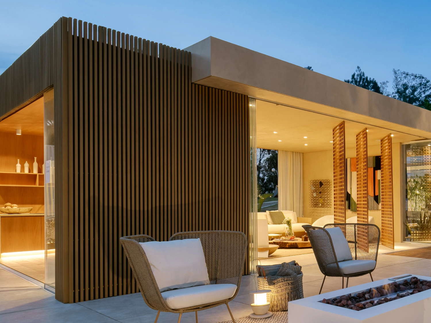 edifícios e espaços com produtos arkowood k